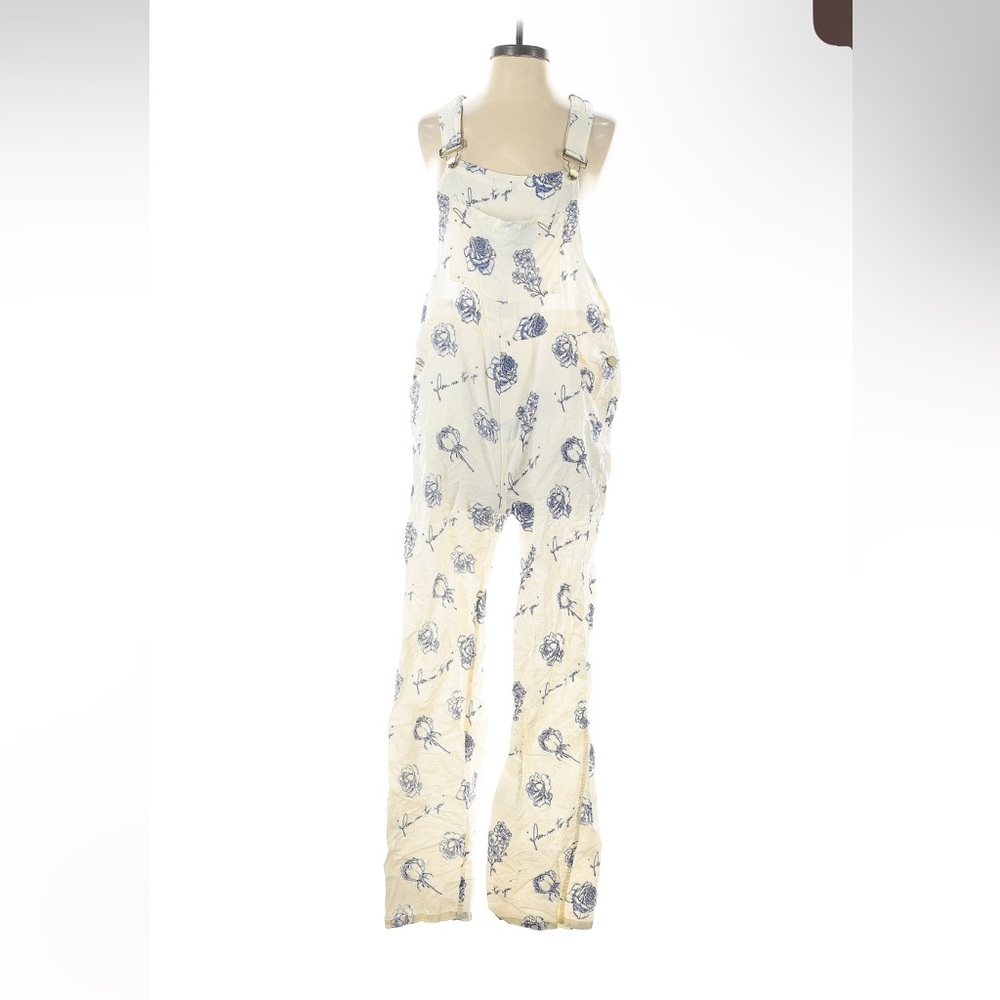 Weworewhat from me to you floral printed overalls - Picture 4 of 5